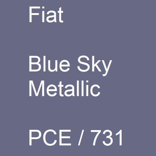 Fiat, Blue Sky Metallic, PCE / 731.